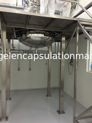 ステンレス鋼Softgelのカプセルのゼラチンの溶けるタンク自動真空ポンプシステム