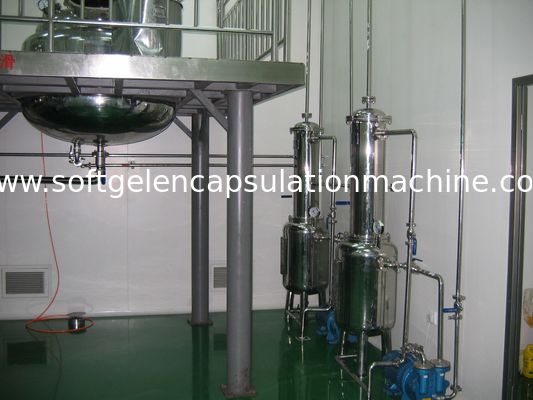 800L Softgel/熱される湯せんおよびミキサーが付いているペイントボールのゼラチンの溶けるタンク