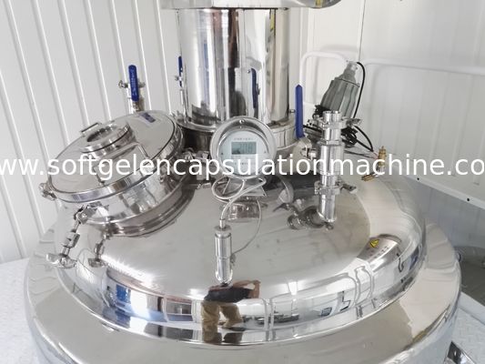 制御箱が付いている温度調整の油圧タンクが付いているSoftgelのゼラチンの溶けるタンク