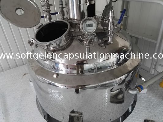 制御箱が付いている温度調整の油圧タンクが付いているSoftgelのゼラチンの溶けるタンク