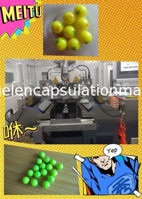 カプセルの型/Softgelはロール ペイントボールを作るためのAlの注入のくさびが付いている死ぬ