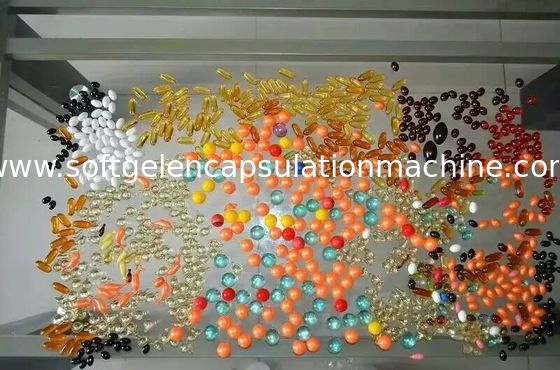 7インチのSoftgelのカプセルのハラールのオイルおよび液体ののりのための物質的なVgelのカプセル封入機械