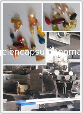 20kw大規模のPLCおよびタッチ画面とのsoftgelおよびpainballの生産のための医学のSoftgelのカプセル封入機械