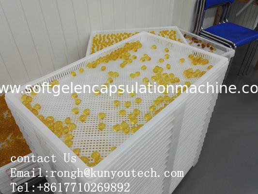 Softgelのカプセルおよびペイントボールのための白い食品等級のプラスチック乾燥の皿