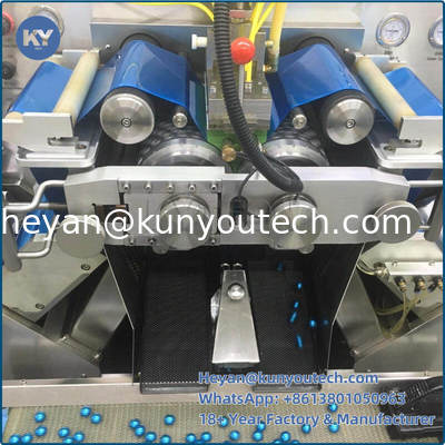 304/316Lステンレス鋼ソフトカプセル製造機、毎時43470カプセル生産、0-5rpm可変速