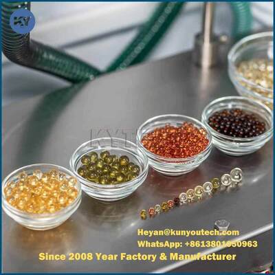 ゼラチンの準備の自動柔らかいゼラチンのカプセル封入機械より少ない無駄を丸型