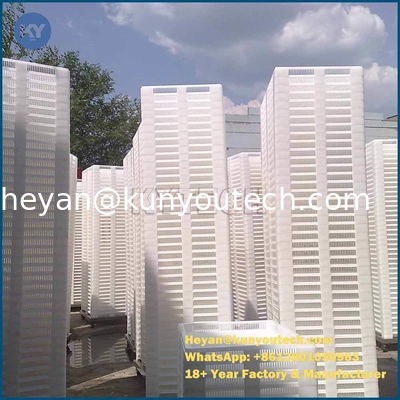 穴が付いている食品等級の薬のプラスチック乾燥の皿は有効な乾燥積み重なることができる