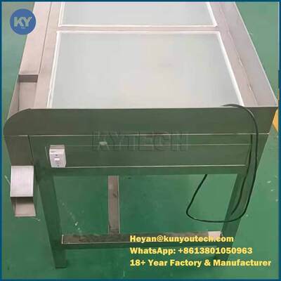 Pharmatech Companyのための304匹のSU材料のSoftgelのカプセルの点検機械/テーブル