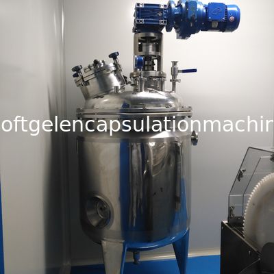 Softgelのカプセル封入機械のための100Lステンレス鋼のゼラチンの溶けるタンク