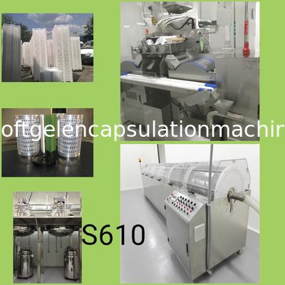 魚油Softgelのための薬剤のカプセルのSoftgelのカプセル封入機械120000 PC/H
