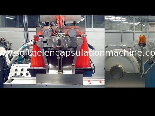 7インチの柔らかいゼラチン カプセルの充填機50000 - 70000のカプセル/H PLC操作