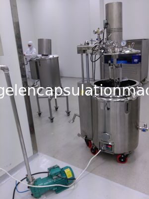 楕円形の細長い形の魚油またはビタミンSoftgelのためのR & D Softgelの生産ライン